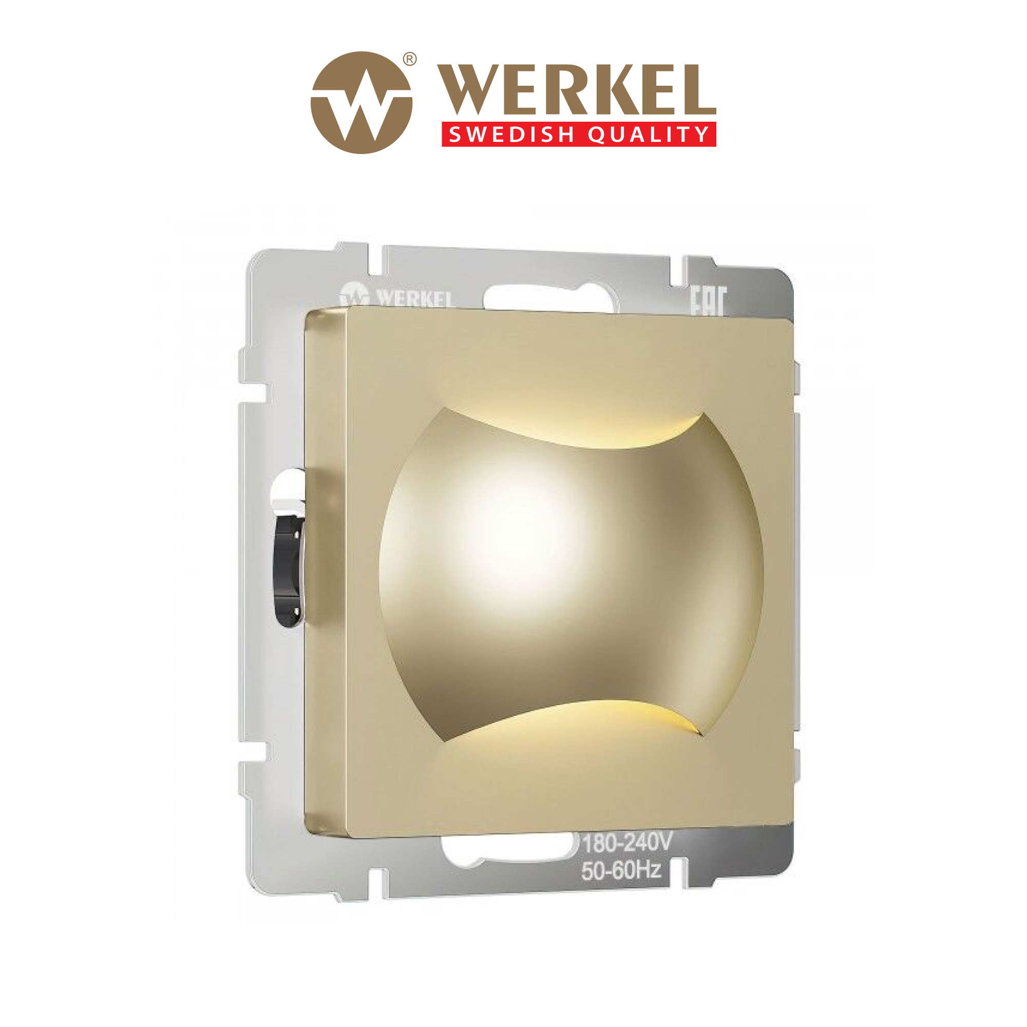 Встраиваемая LED подсветка Werkel для лестницы коридора Moon W1154511 шампань 4000 К