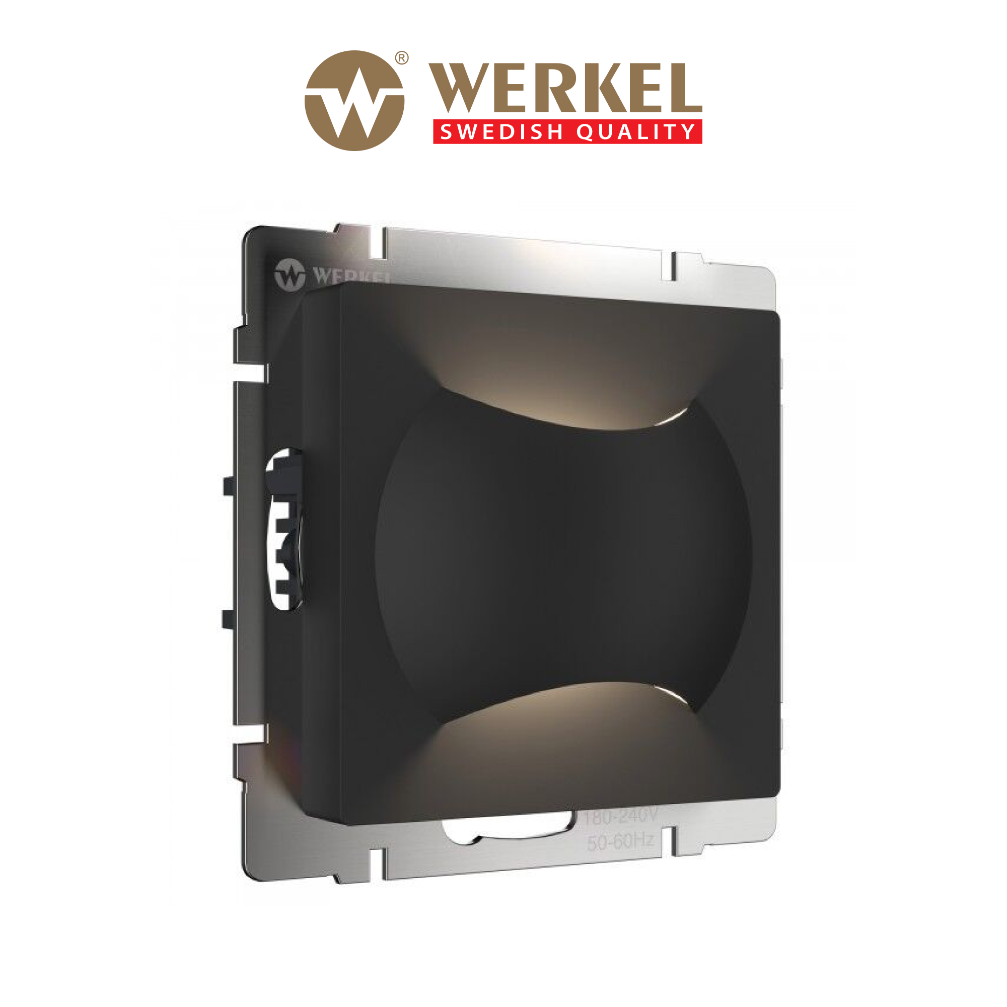 Встраиваемая LED подсветка Werkel лестницы коридора Moon W1154508 черный матовый 4000К