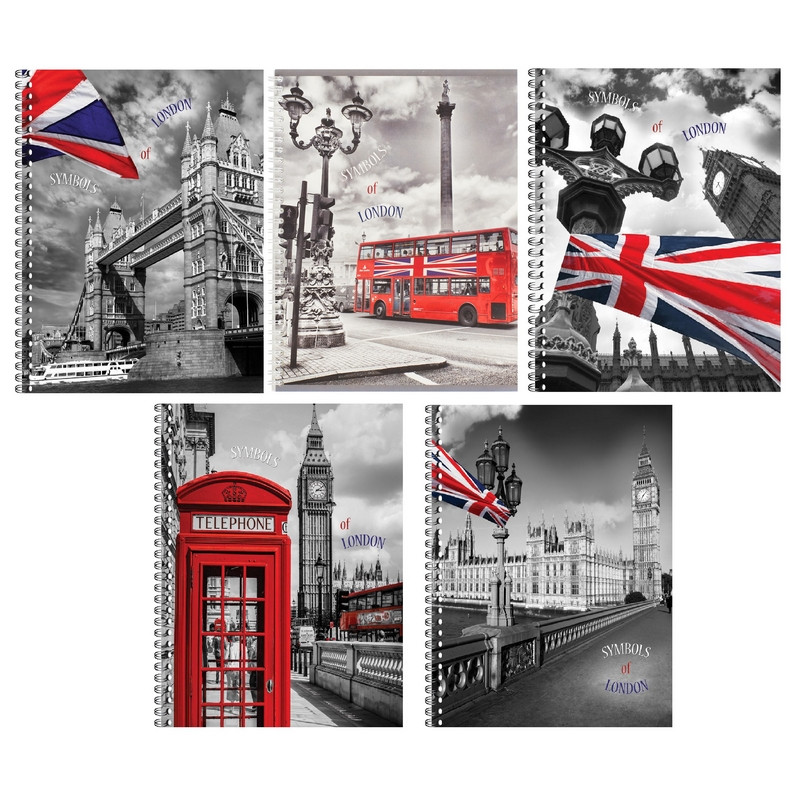 

Тетрадь общая в клетку London ТО80А49375, 80 л., 1 шт.