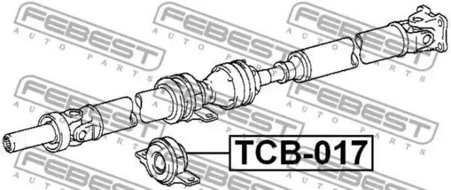 

Подшипник опоры карданного вала TCB-017