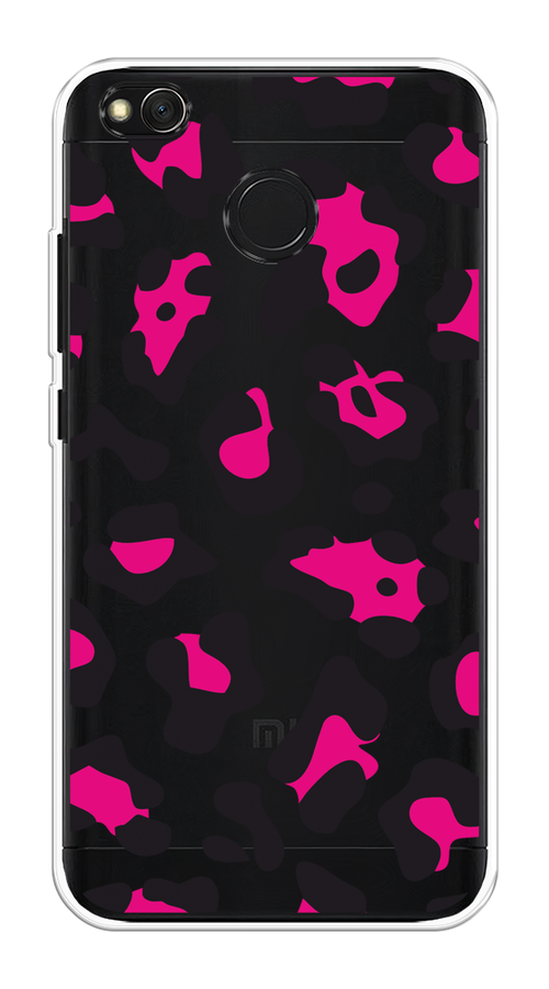

Чехол на Xiaomi Redmi 4X "Pink cow spots", Черный;розовый, 31450-1