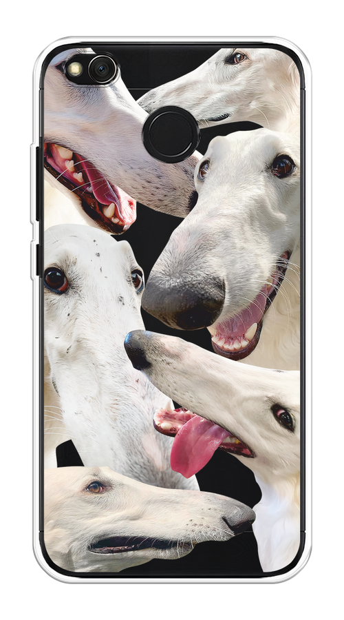 

Чехол на Xiaomi Redmi 4X "Собака с длинным носом", Белый;бежевый;розовый, 31450-1
