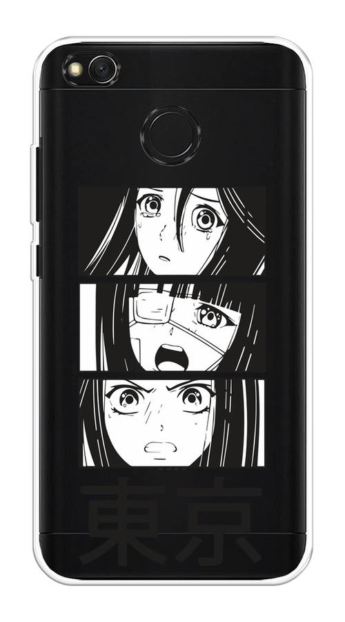 

Чехол на Xiaomi Redmi 4X "Tokyo girls", Белый;черный;прозрачный, 31450-1