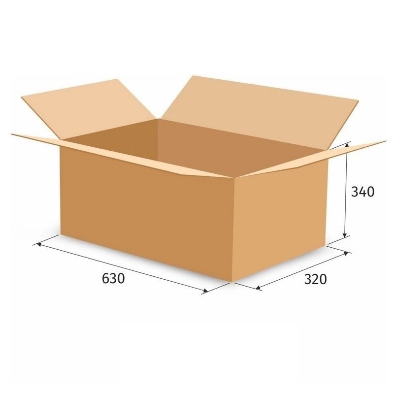 

Короб картонный 630х320х340мм,Т-23 бурый,10шт/уп.