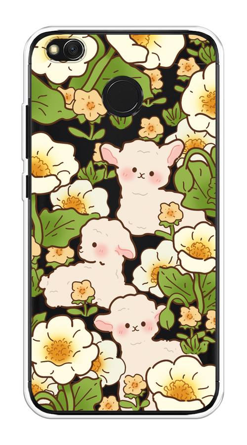 

Чехол на Xiaomi Redmi 4X "Овечки в цветах", Зеленый;бежевый, 31450-1