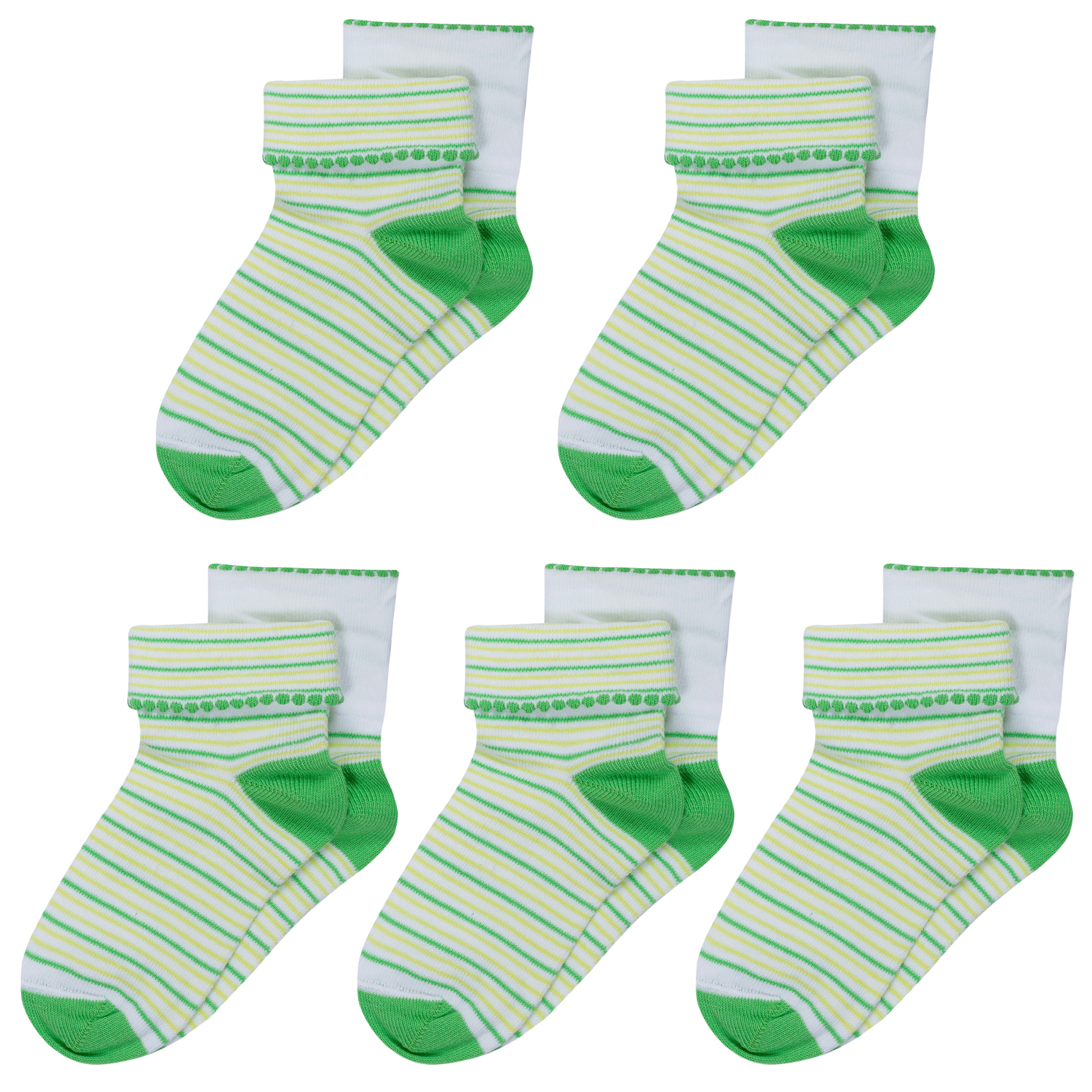 Носки детские LorenzLine 5-Л4, зеленый, 10-12