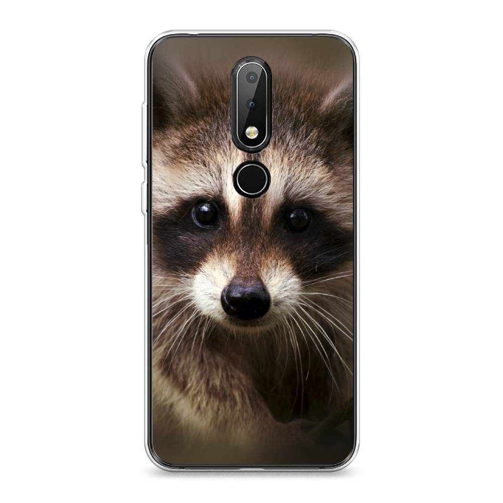 

Чехол Awog на Nokia X6 2018 / Нокиа X6 2018 "Енот", Коричневый, 121450-1