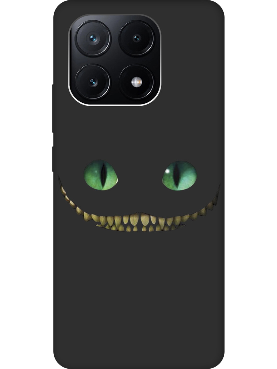 

Силиконовый чехол на Xiaomi Poco X6 Pro 5G с рисунком "Cheshire Cat" Soft Touch черный, Черный;зеленый, 20012123