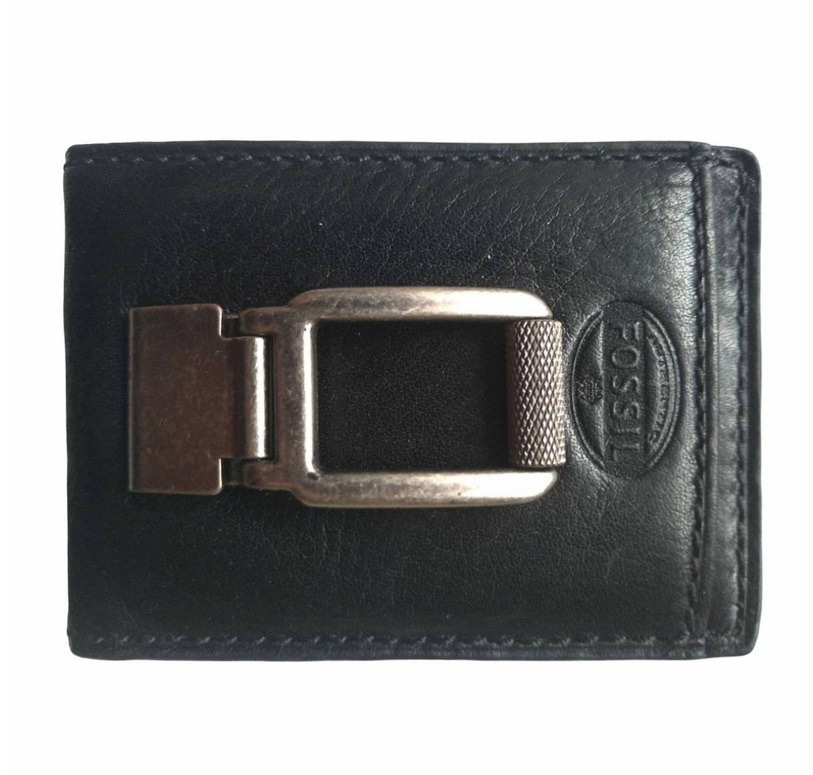 

Визитница унисекс Fossil ML3196001 черная, ML3196001