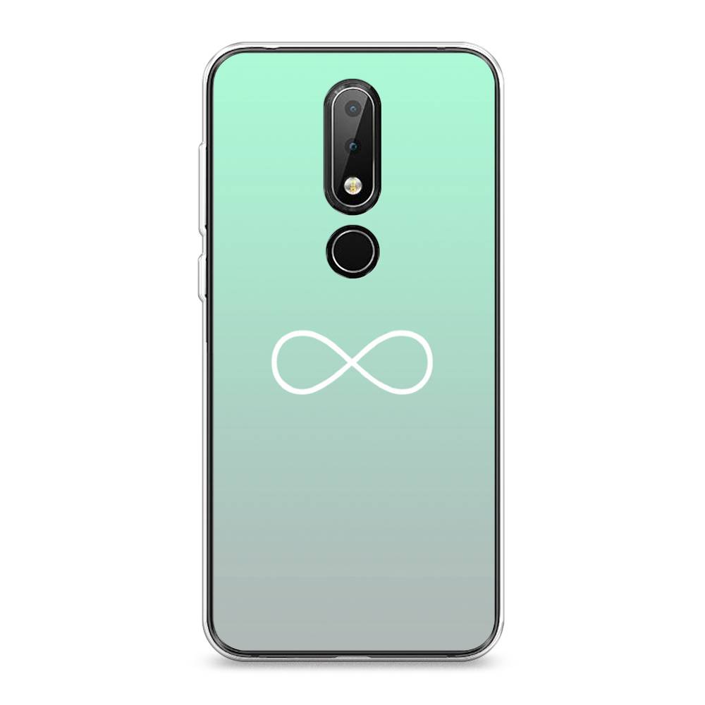 

Чехол Awog на Nokia X6 2018 / Нокиа X6 2018 "Бесконечность от Тиффани", Голубой, 121450-4