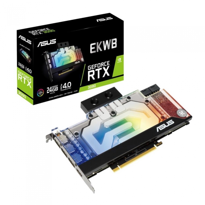 фото Видеокарта asus geforce rtx 3090 ekwb (rtx3090-24g-ek)