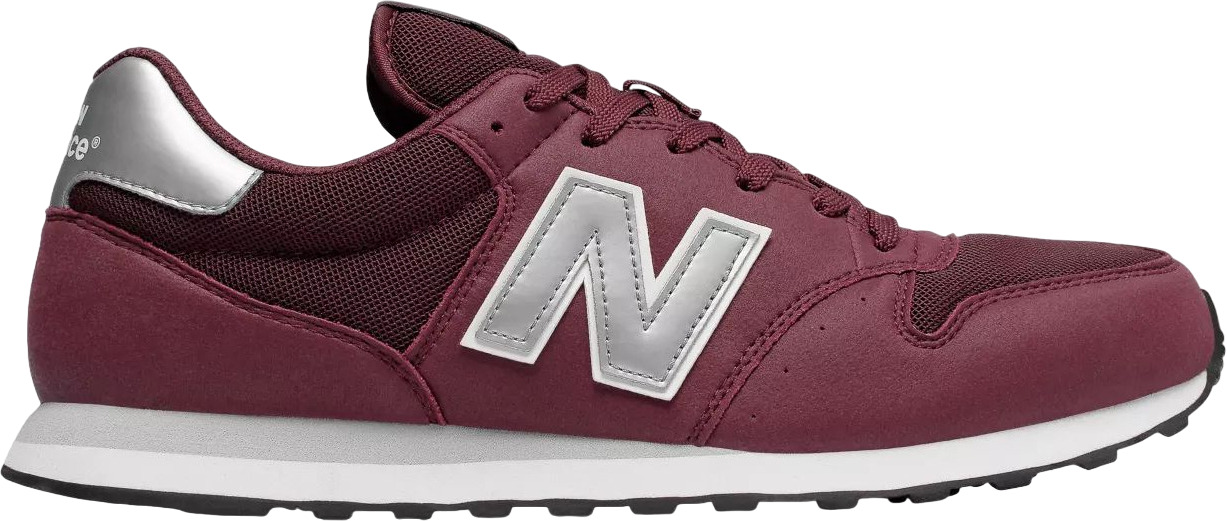 

Кроссовки мужские New Balance 500 бордовые 7 US, Бордовый, 500