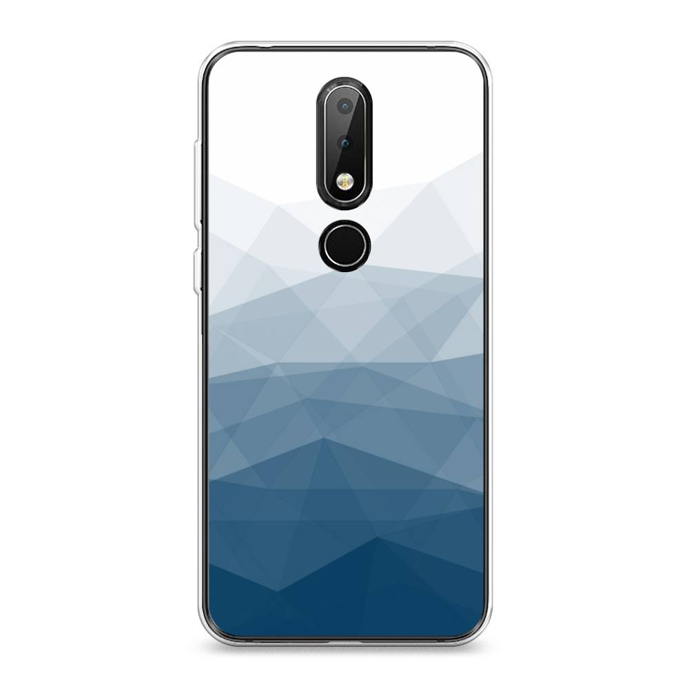 

Чехол Awog на Nokia X6 2018 / Нокиа X6 2018 "Абстракция небо", Синий;голубой;белый, 121450-3