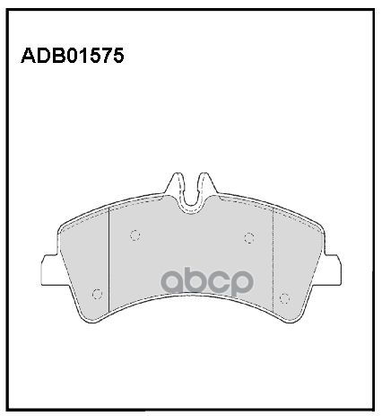 

Тормозные колодки ALLIED NIPPON передние дисковые ADB01575, ADB01575