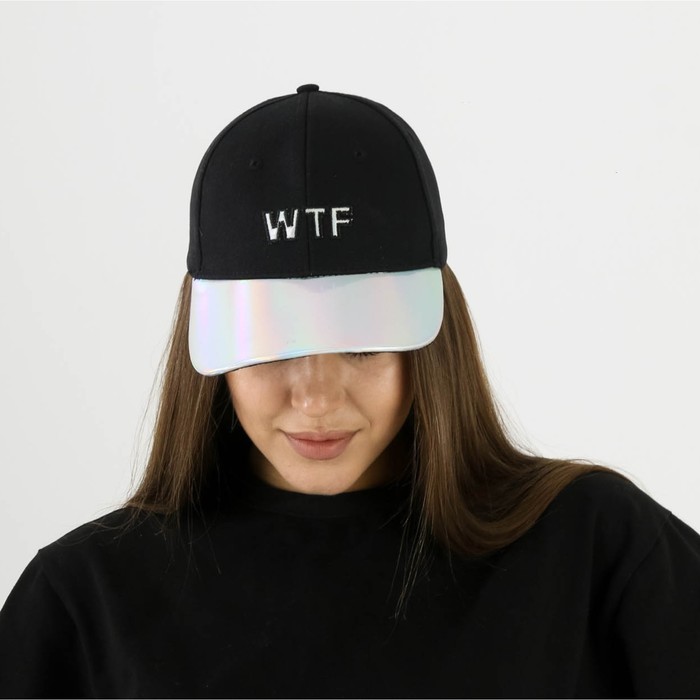 

Бейсболка женская Overhat WTF черная, р, Черный, WTF