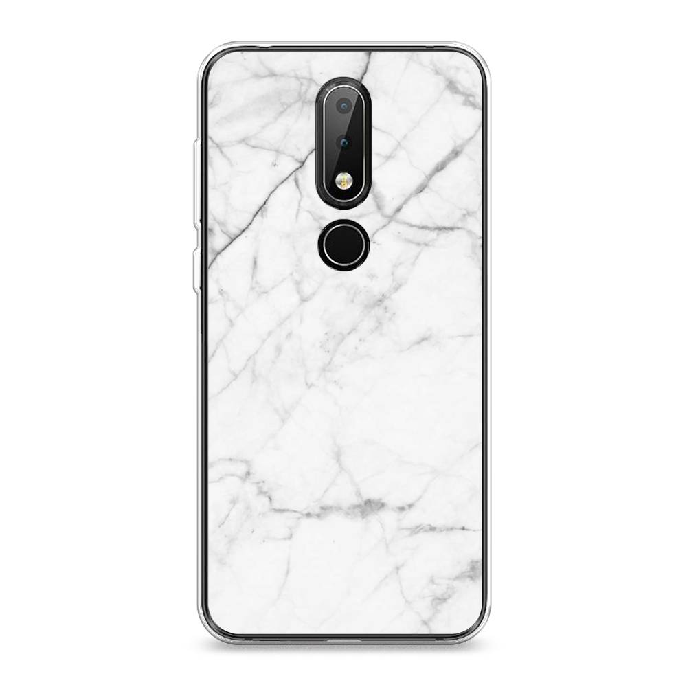 

Чехол Awog на Nokia X6 2018 / Нокиа X6 2018 "Светлый мрамор", Серый, 121450-3