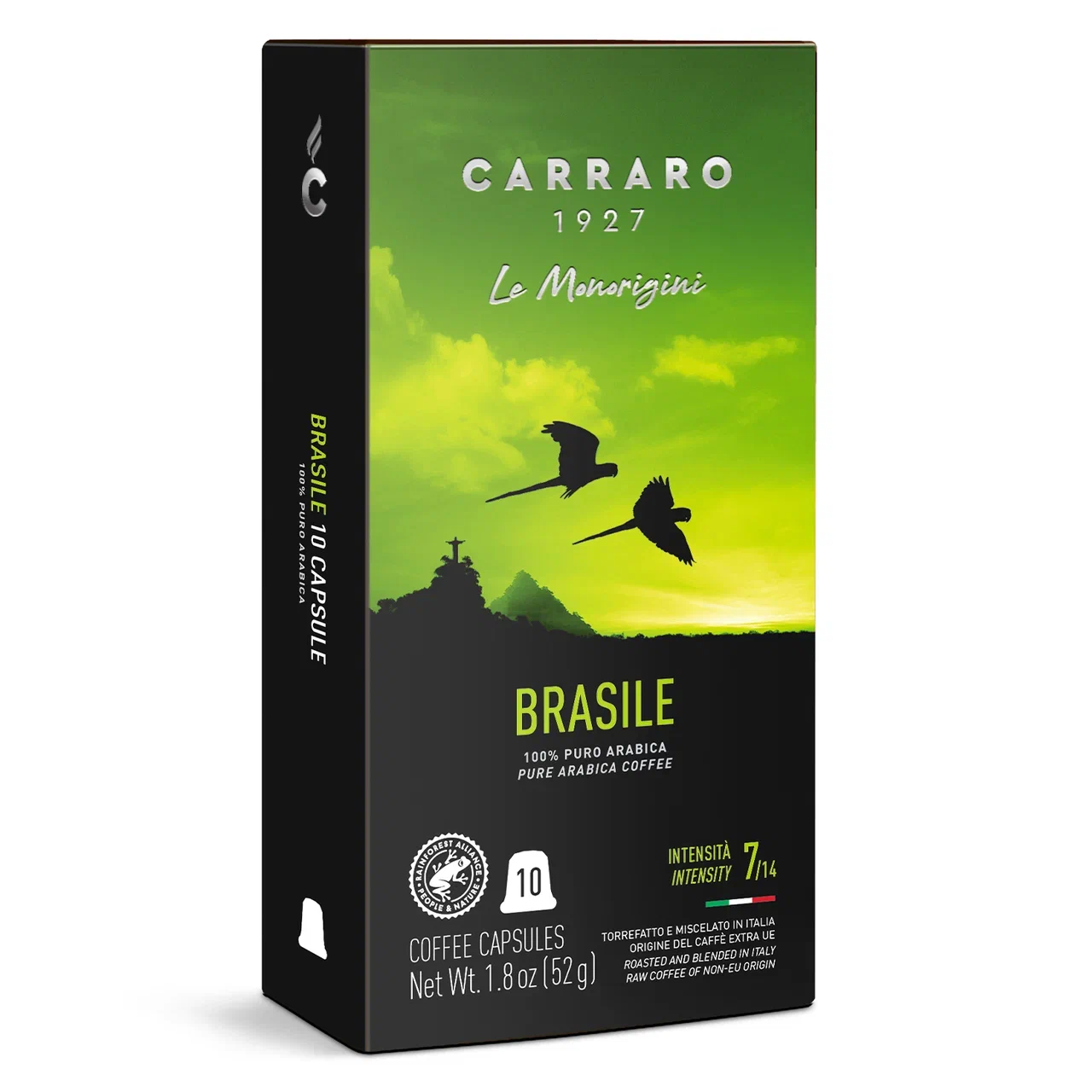 Кофе в капсулах Carraro Brasile 10 шт.