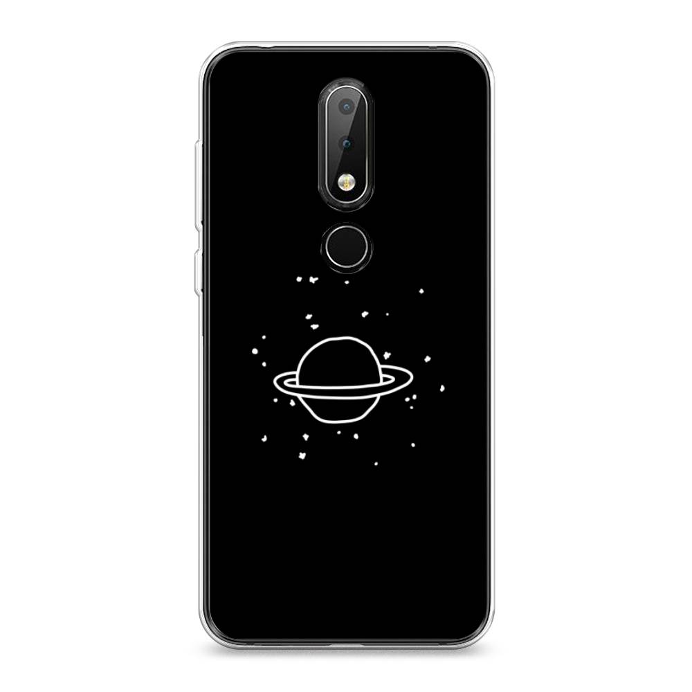 

Чехол Awog на Nokia X6 2018 / Нокиа X6 2018 "Дудл Юпитера", Белый;черный, 121450-4