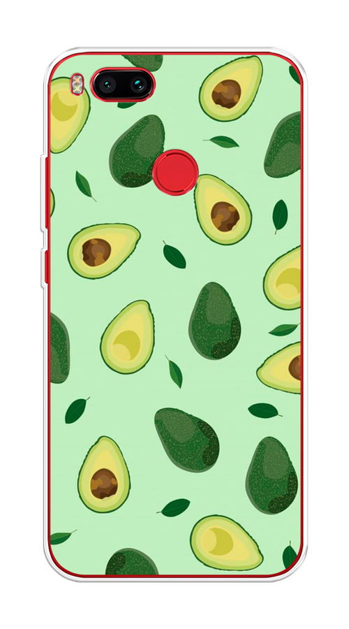 

Чехол на Xiaomi Mi A1/5X "Blue avocado", Коричневый;зеленый, 32350-1