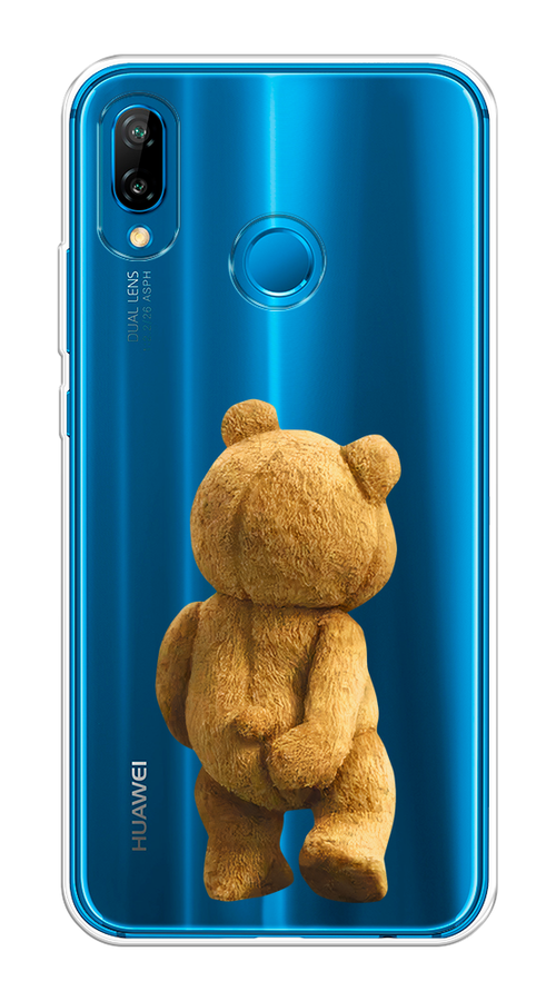 

Чехол на Huawei P20 Lite/Nova 3E "Медвежья спина", Коричневый;прозрачный, 64450-1