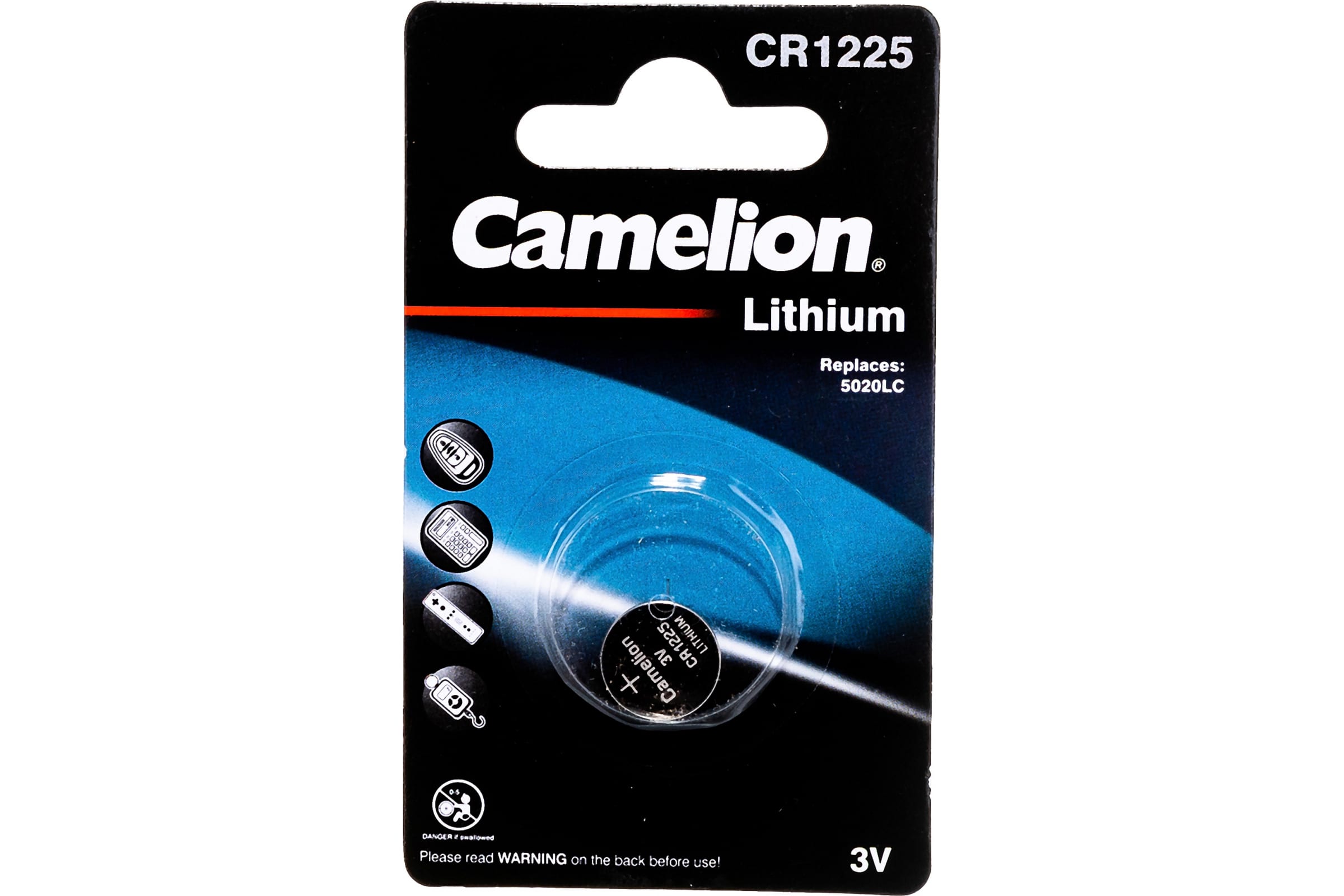 фото Camelion cr1225 bl-1 бат-ка литиевая,3v 3608