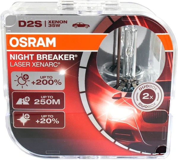 Ксеноновая лампа Osram  D2S 35W Xenarc NIGHT BREAKER LASER NEXT GEN (Duobox)