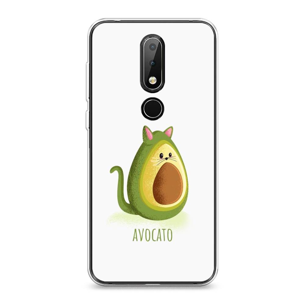 

Чехол Awog на Nokia X6 2018 / Нокиа X6 2018 "Avocato", Зеленый;коричневый, 121450-10