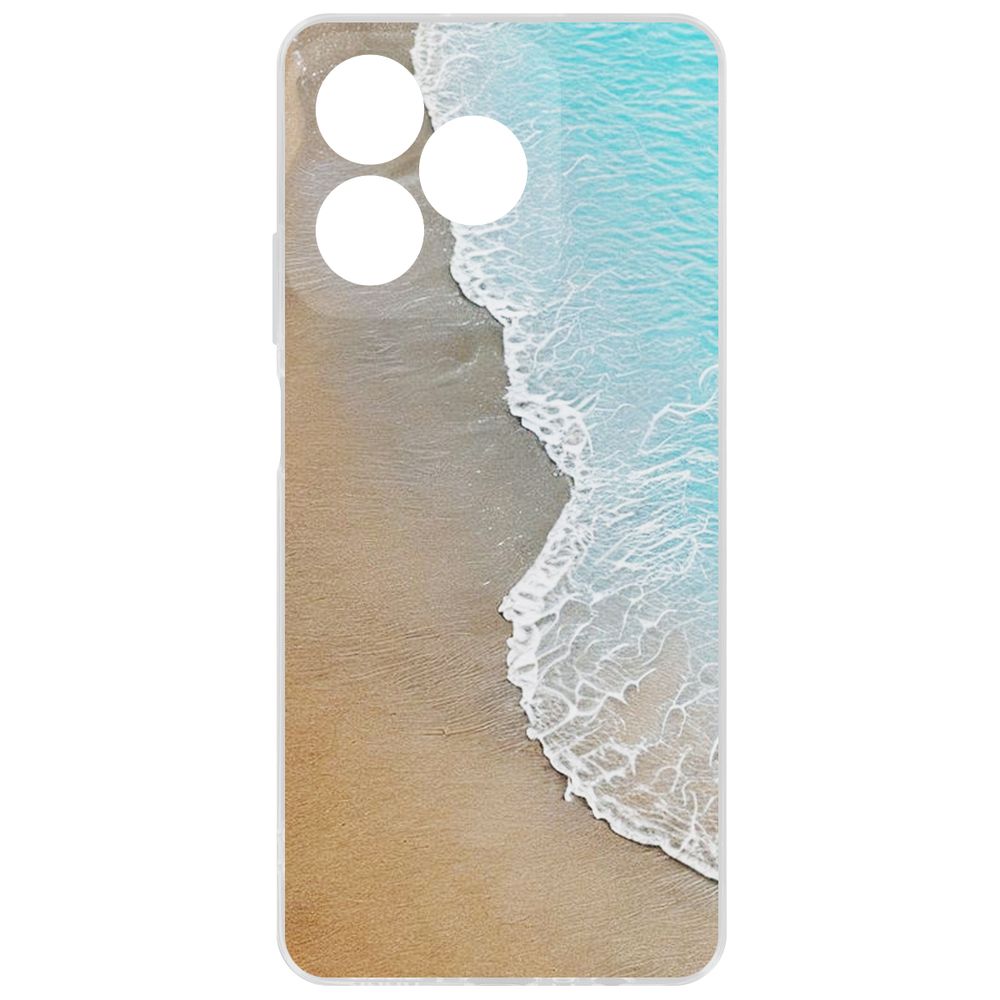 Чехол-накладка Krutoff Clear Case Прибой для Realme C61