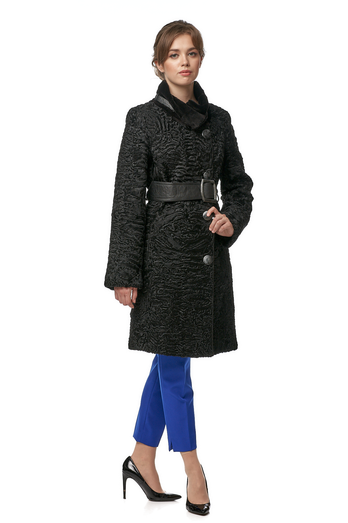 

Шуба женская МОСМЕХА 8012833 черная 42 RU, 8012833