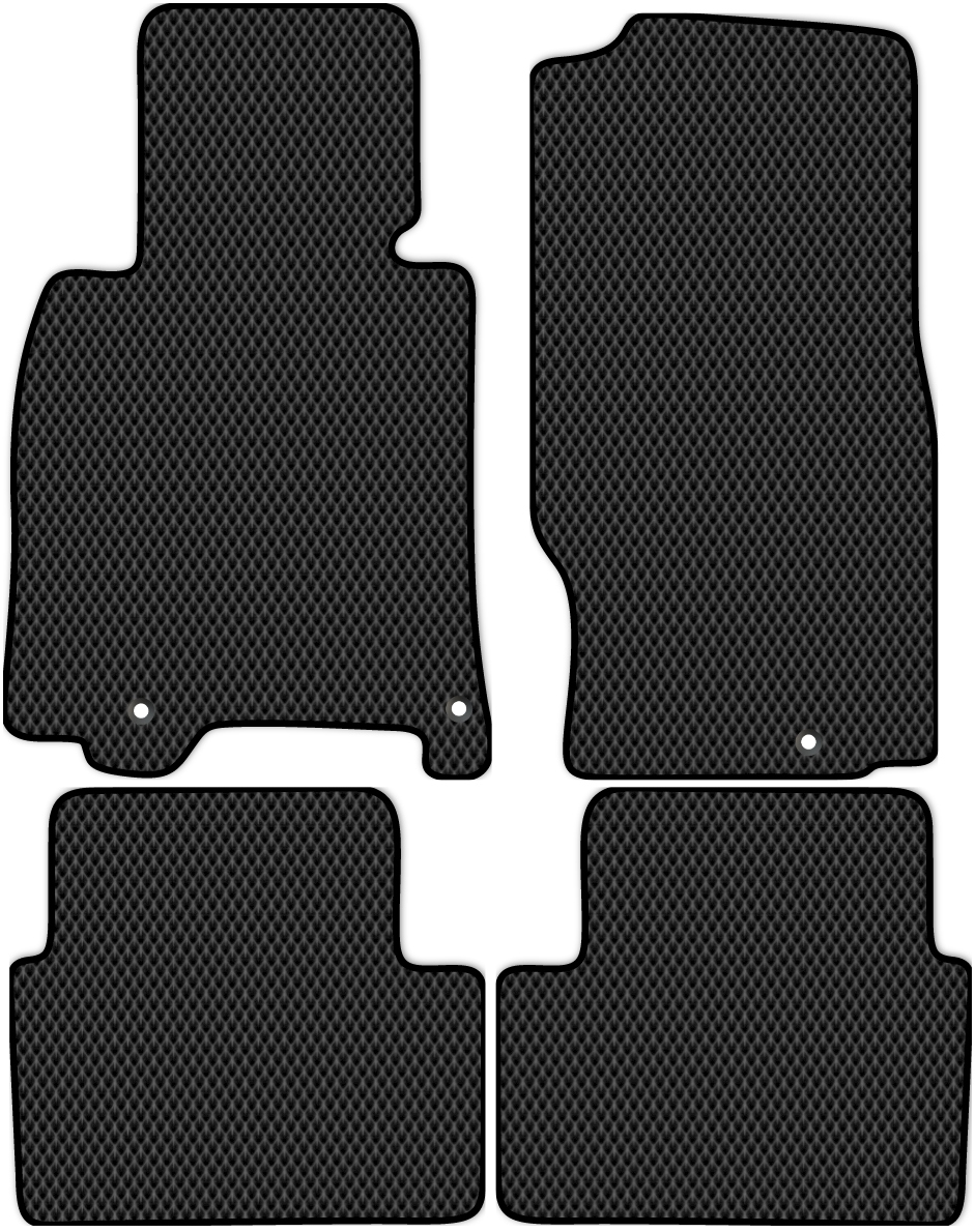

Коврики ЭВА в салон для Infiniti G25 2010 - 2014, 4 шт. черный, 2511-S4Y-H