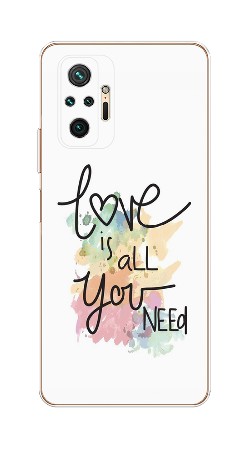 

Чехол на Redmi Note 10 Pro "Love is all you need", 310050-1