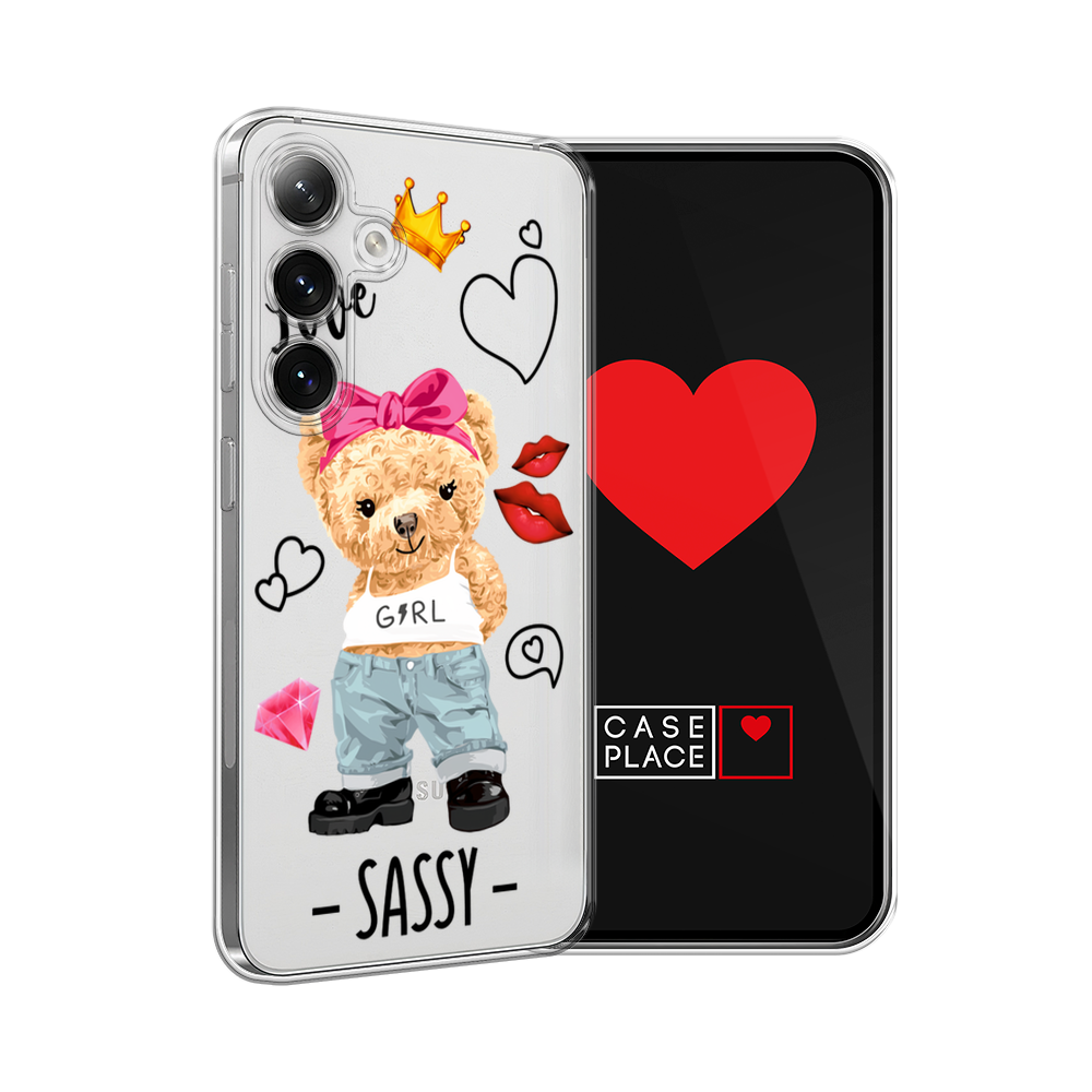 

Чехол на Samsung Galaxy S24 "Sugar Mommy", Голубой;белый;розовый, 2109050-1