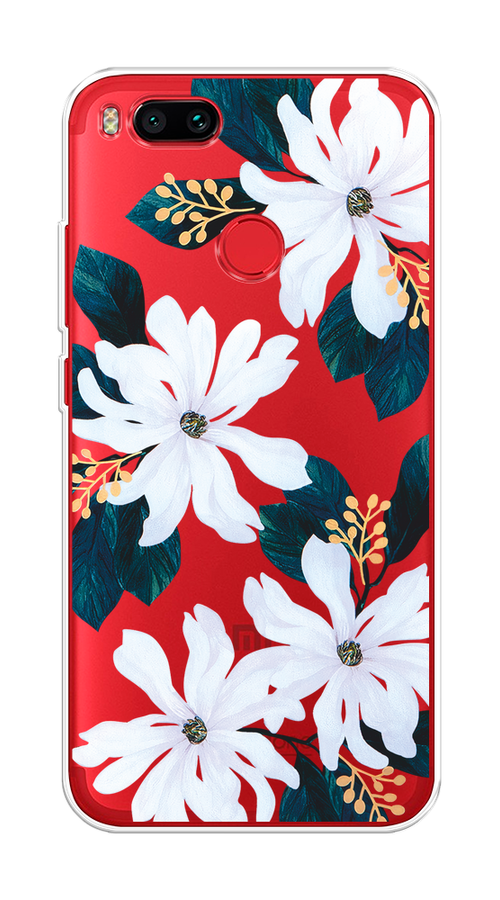 

Чехол на Xiaomi Mi A1/5X "Delilah Flower", Зеленый;белый, 32350-1
