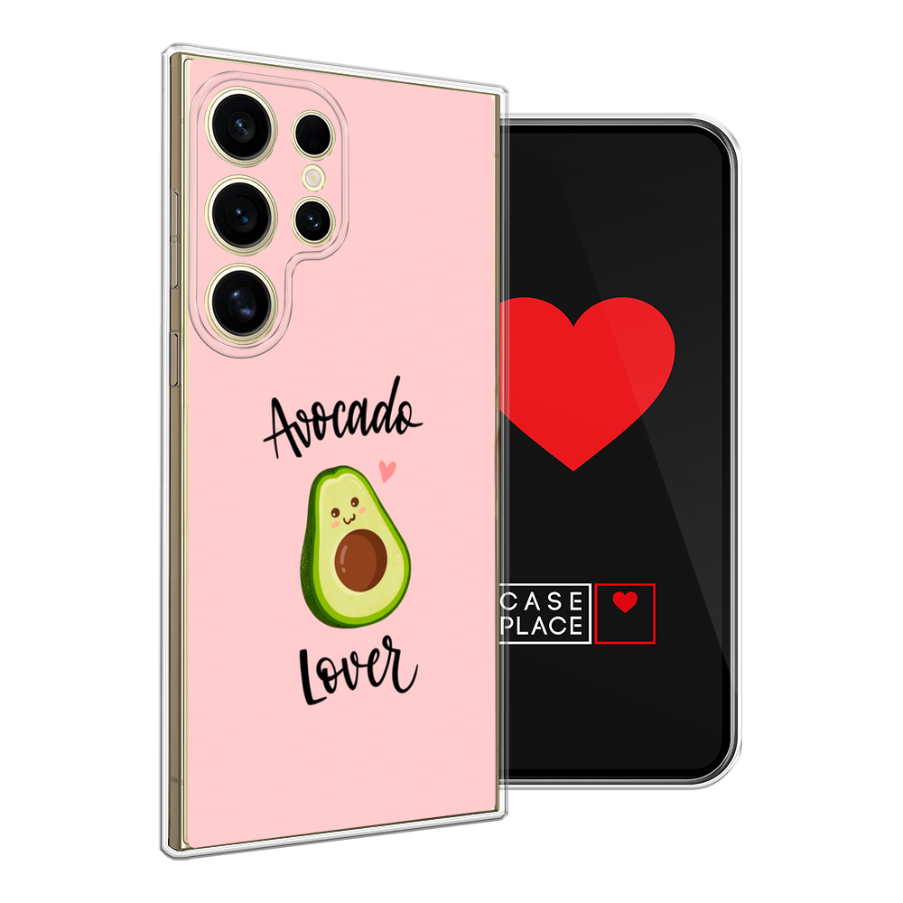 

Чехол на Samsung Galaxy S24 Ultra "Avocado lover", Розовый;зеленый, 2109250-1