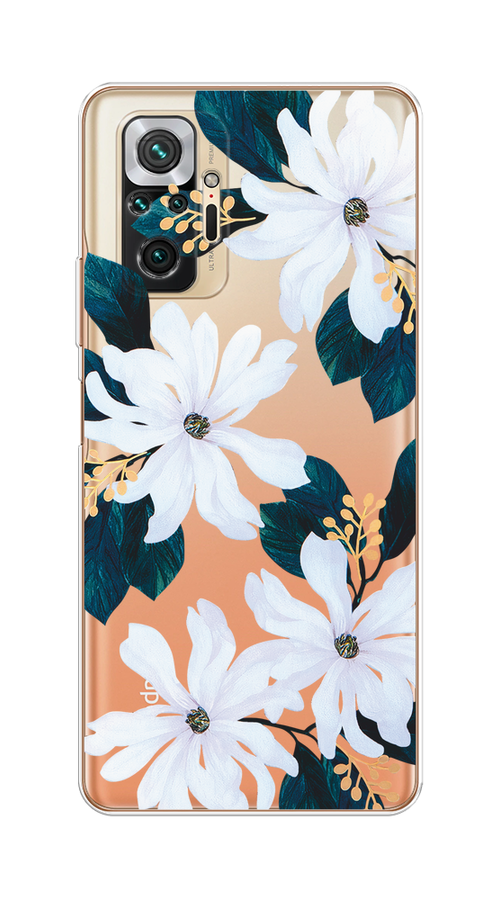 

Чехол на Redmi Note 10 Pro "Delilah Flower", Зеленый;белый, 310050-1