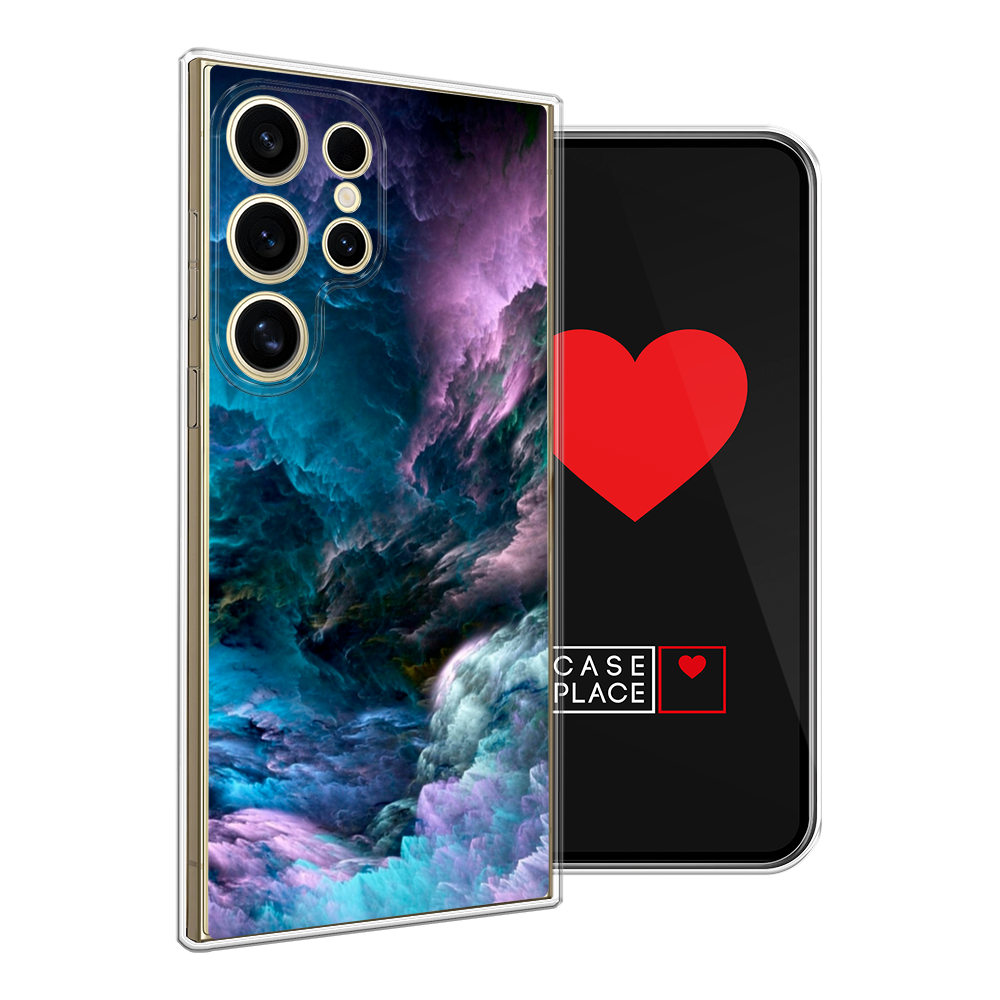

Чехол на Samsung Galaxy S24 Ultra "Загадочное небо", Синий, 2109250-1