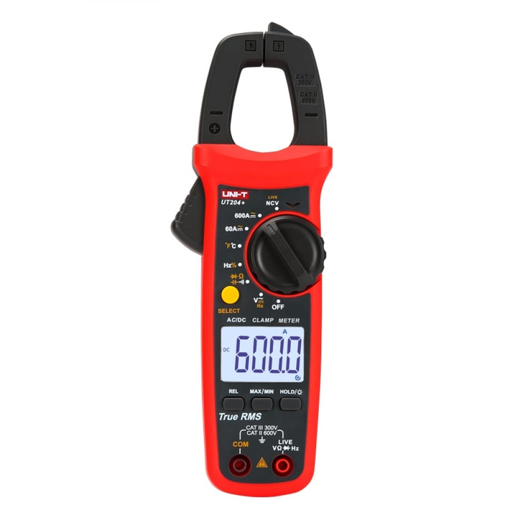 

Токоизмерительные цифровые клещи UNI-T UT204+ ACA&DCA с автодиапазоном 00-00004255