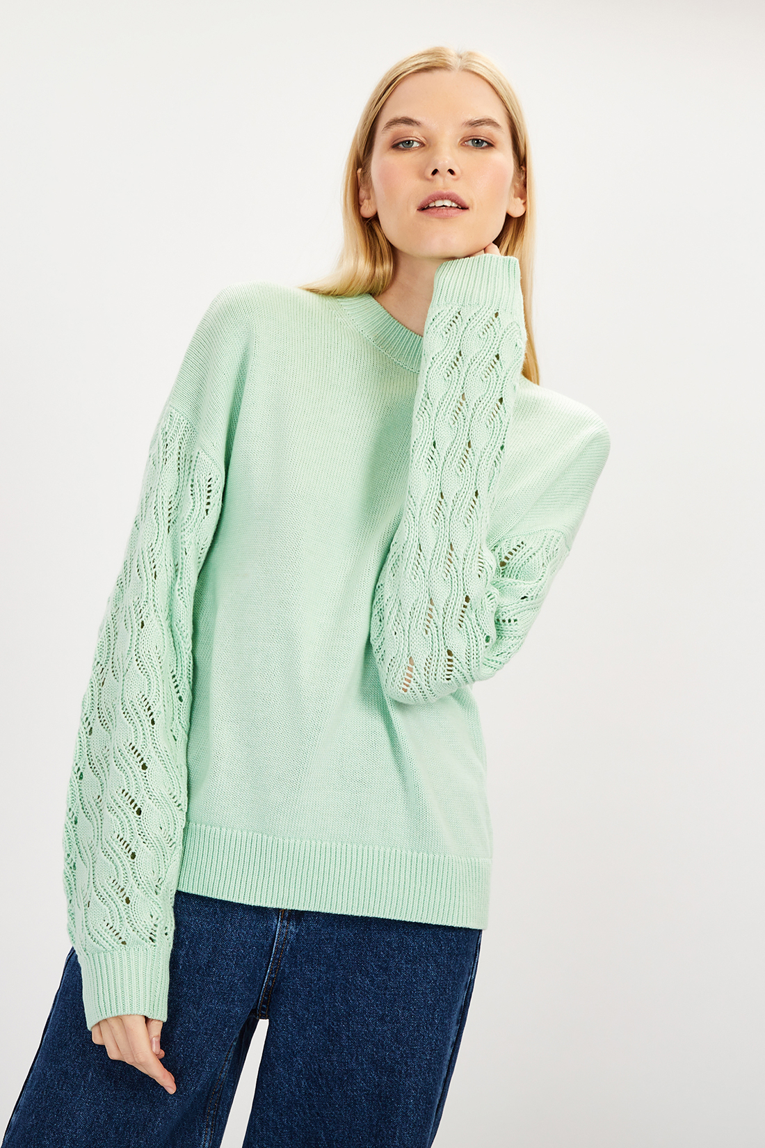 

Джемпер женский Baon B1322525 зеленый XL, B1322525