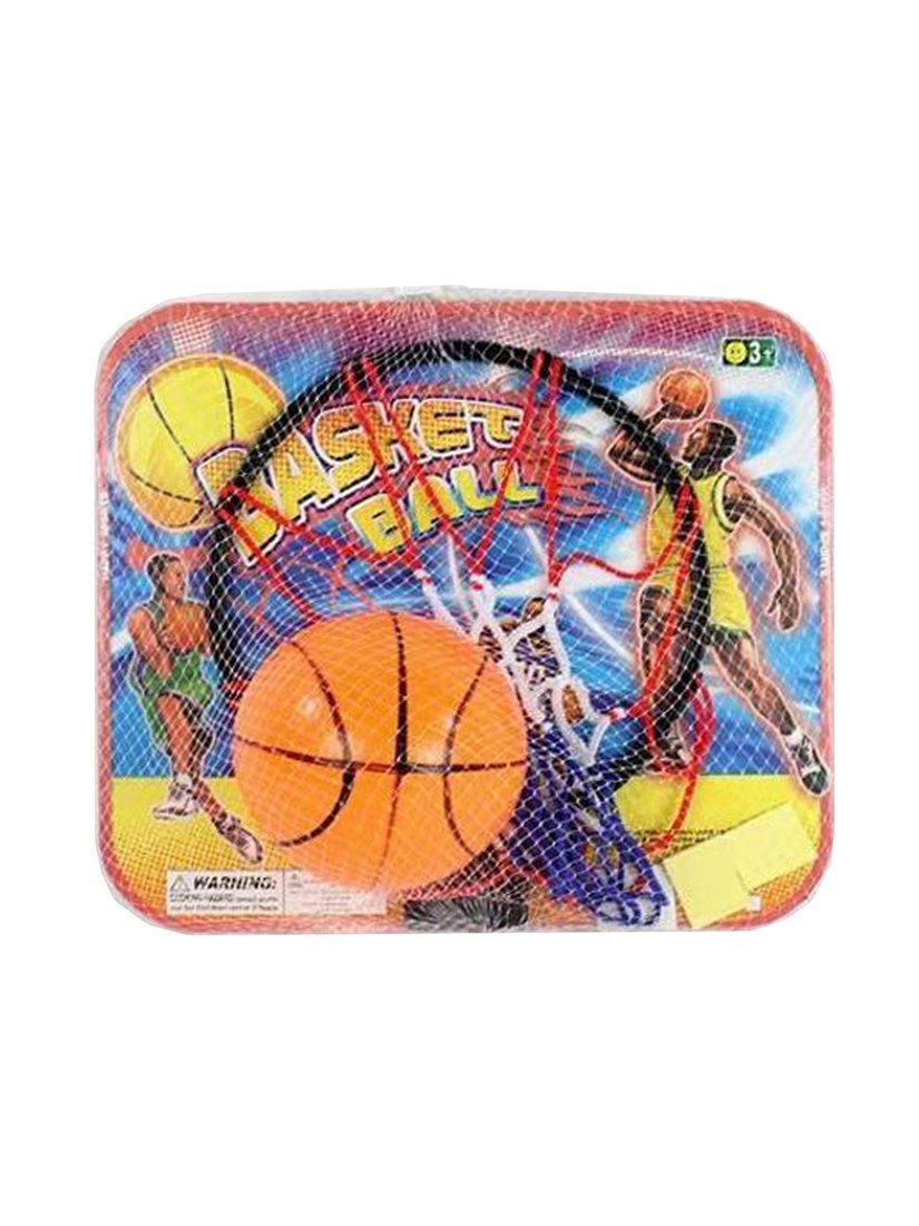 

Наша Игрушка щит 29х35х10 см, с кольцом, мяч, насос с иглой