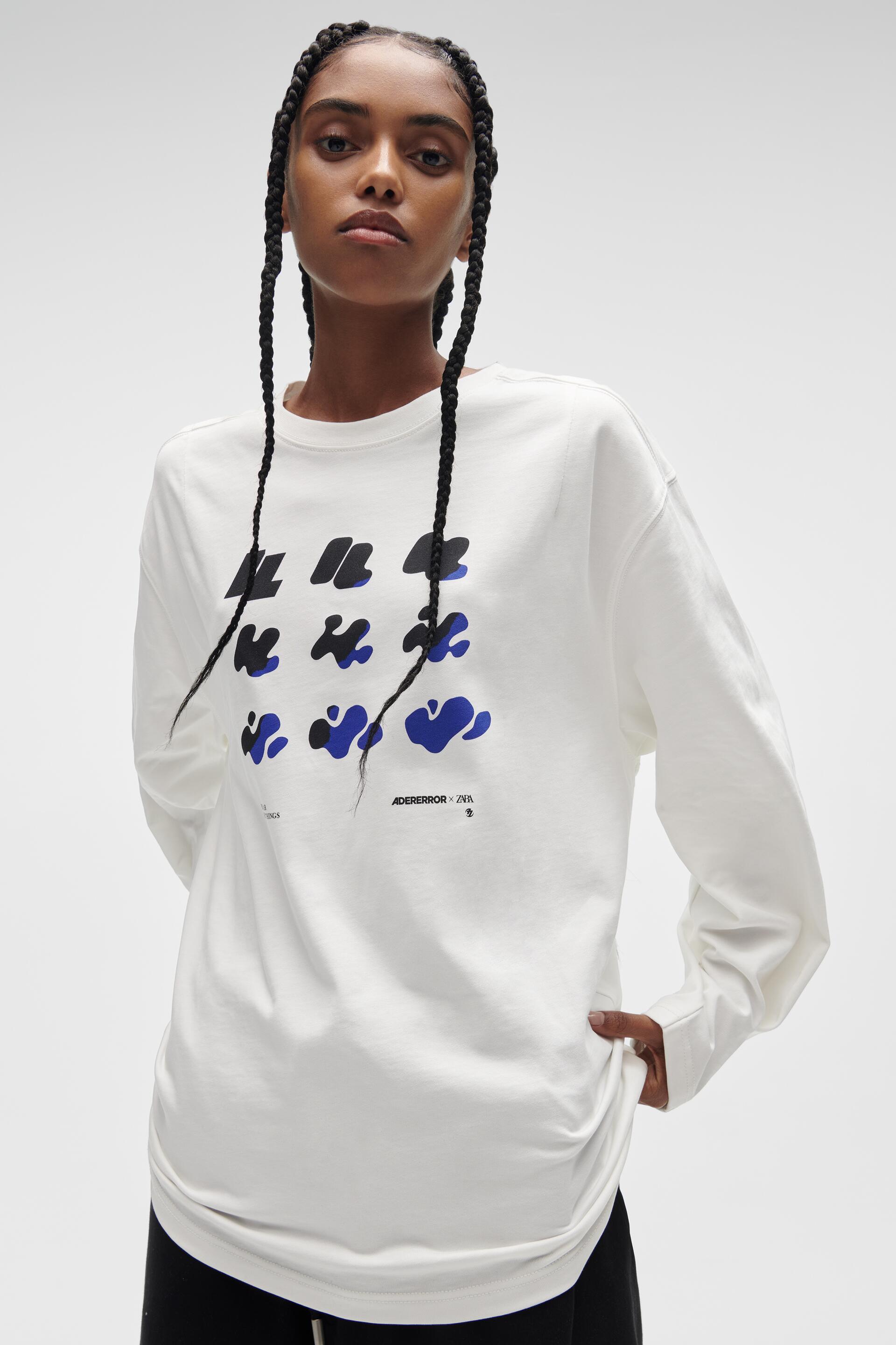 

Лонгслив женский ZARA 00085017 белый L/XL (доставка из-за рубежа), 00085017