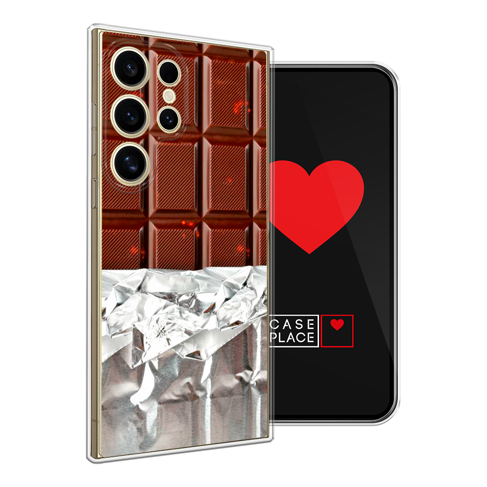

Чехол на Samsung Galaxy S24 Ultra "Шоколад в обертке", Коричневый, 2109250-1