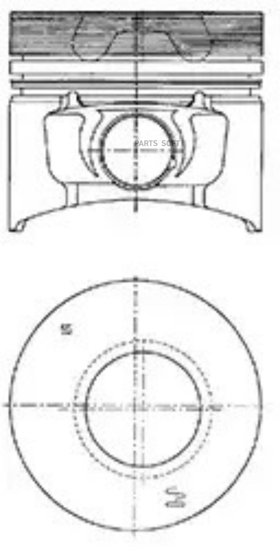 

Поршень комплект KOLBENSCHMIDT 40773600 Deutz 94,00