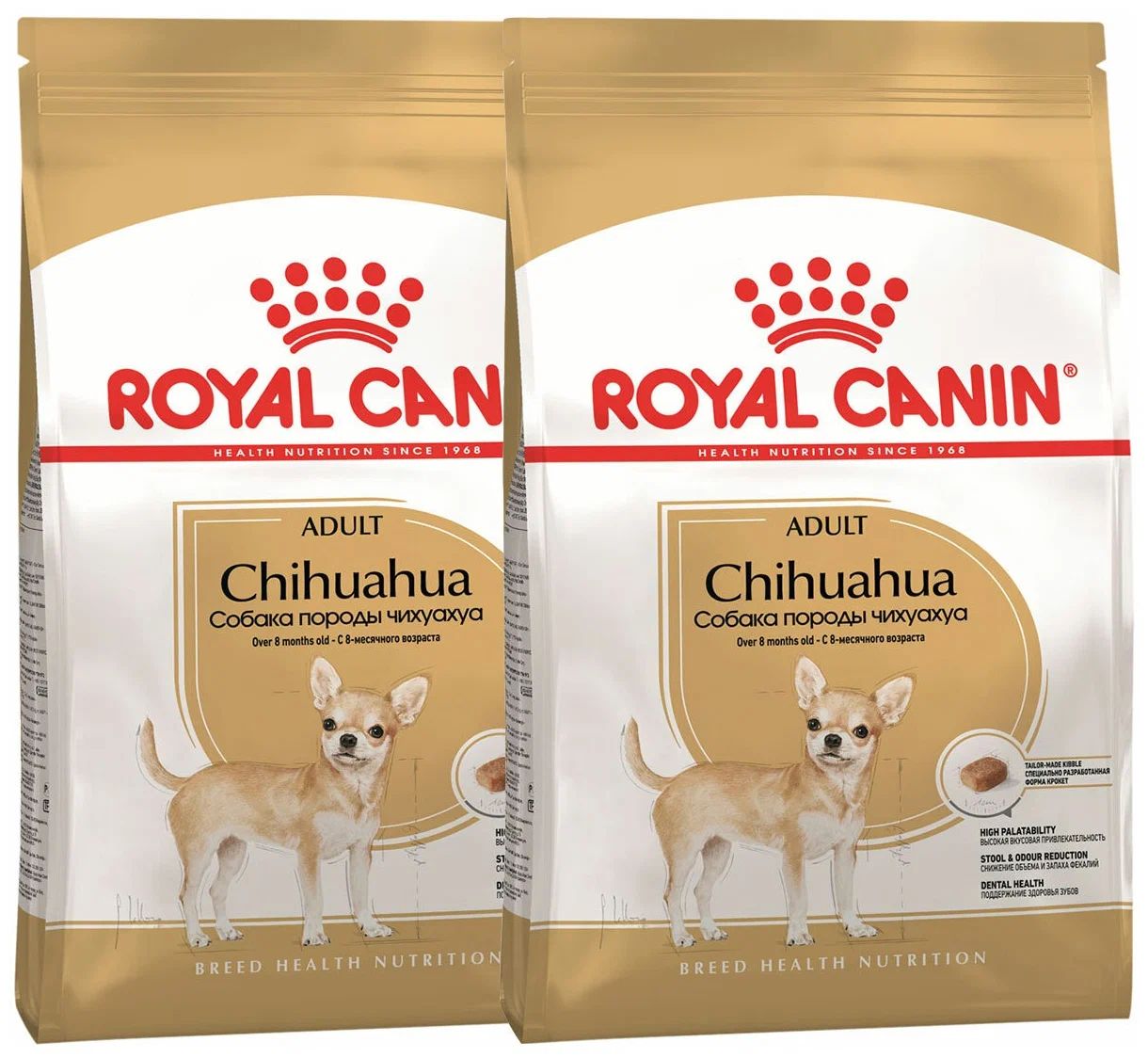 

Сухой корм для взрослых собак чихуахуа Royal Canin Chihuahua Adult 6 кг, ROYAL CANIN CHIHUAHUA ADULT для взрослых собак чихуахуа (3 + 3 кг)