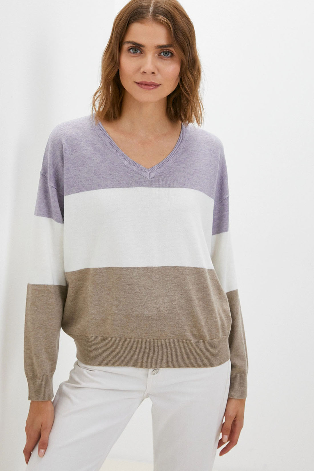 

Пуловер женский Baon B1322537 бежевый XS, B1322537