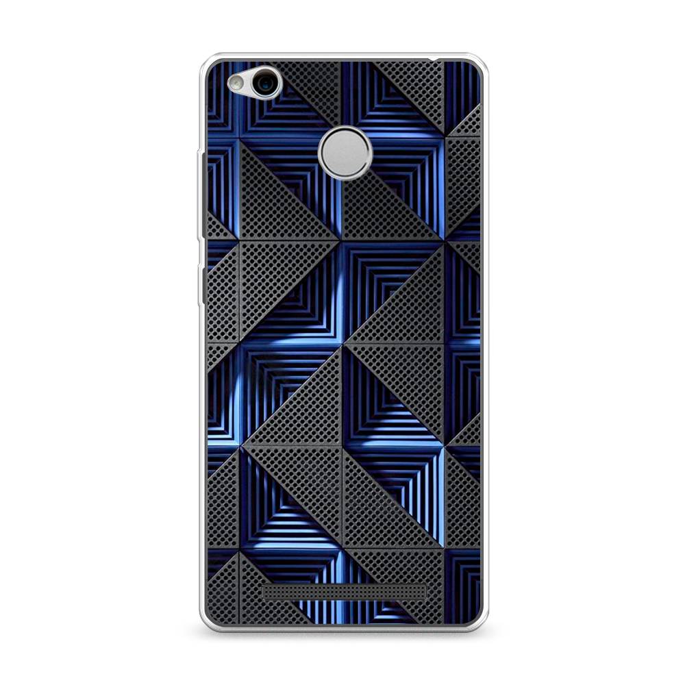 

Чехол для Xiaomi Redmi 3 Pro (3S) "IBM", Серый;синий, 30950-3