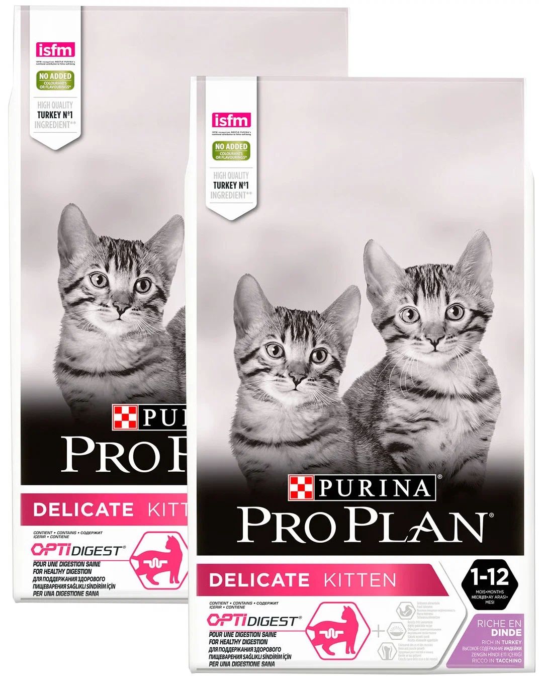 

Сухой корм для котят Pro Plan Kitten Delicate индейка, 2 шт по 0,4 кг, PRO PLAN KITTEN DELICATE для котят с чувствительным пищеварением с индейкой (0,4 + 0,4 кг)