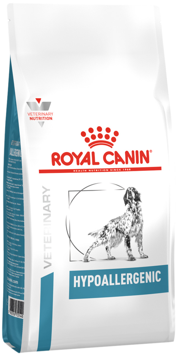 фото Сухой корм для собак royal canin hypoallergenic при пищевой аллергии 2шт по 2 кг