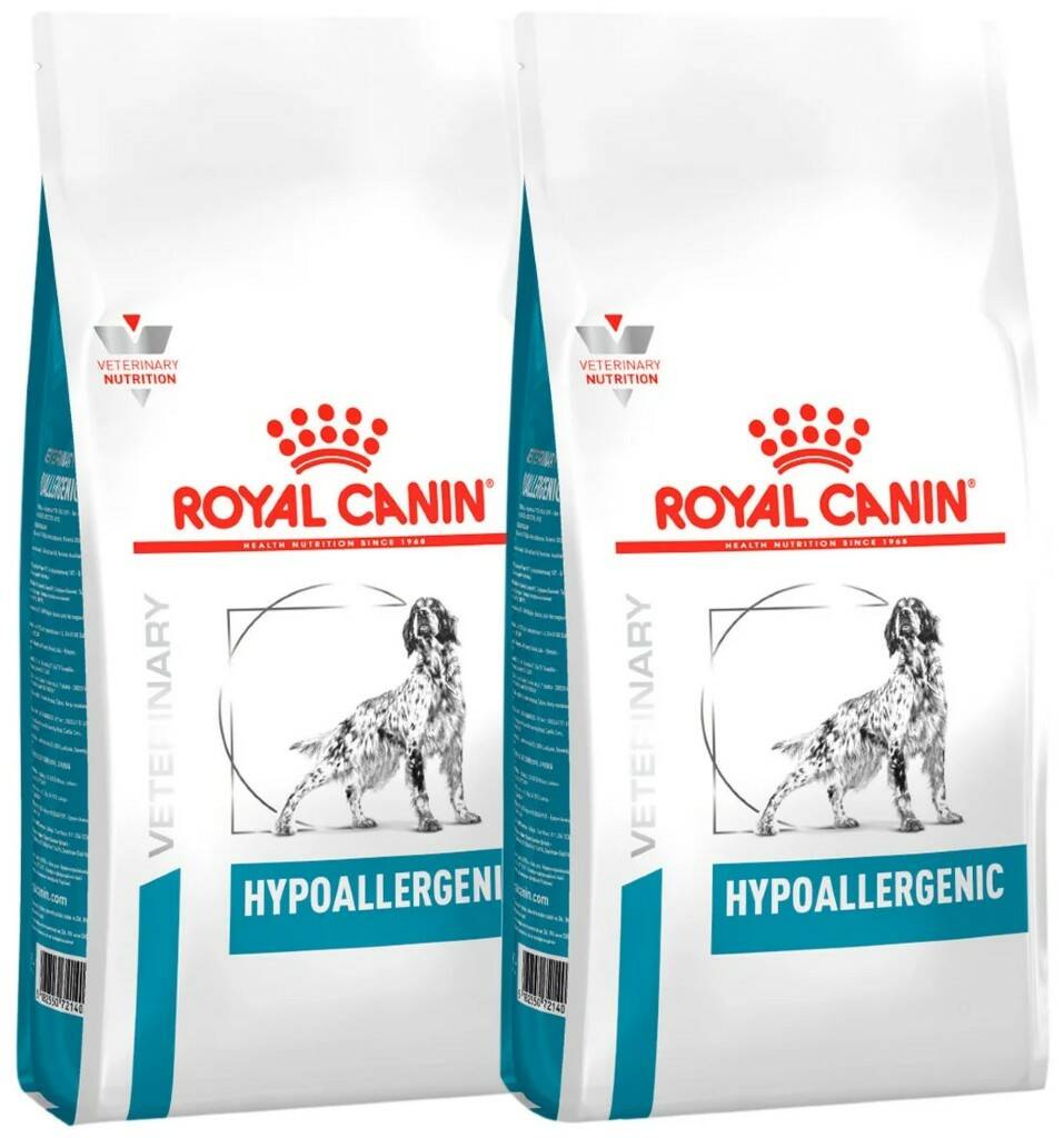 фото Сухой корм для собак royal canin hypoallergenic, при пищевой аллергии, 2шт по 7кг