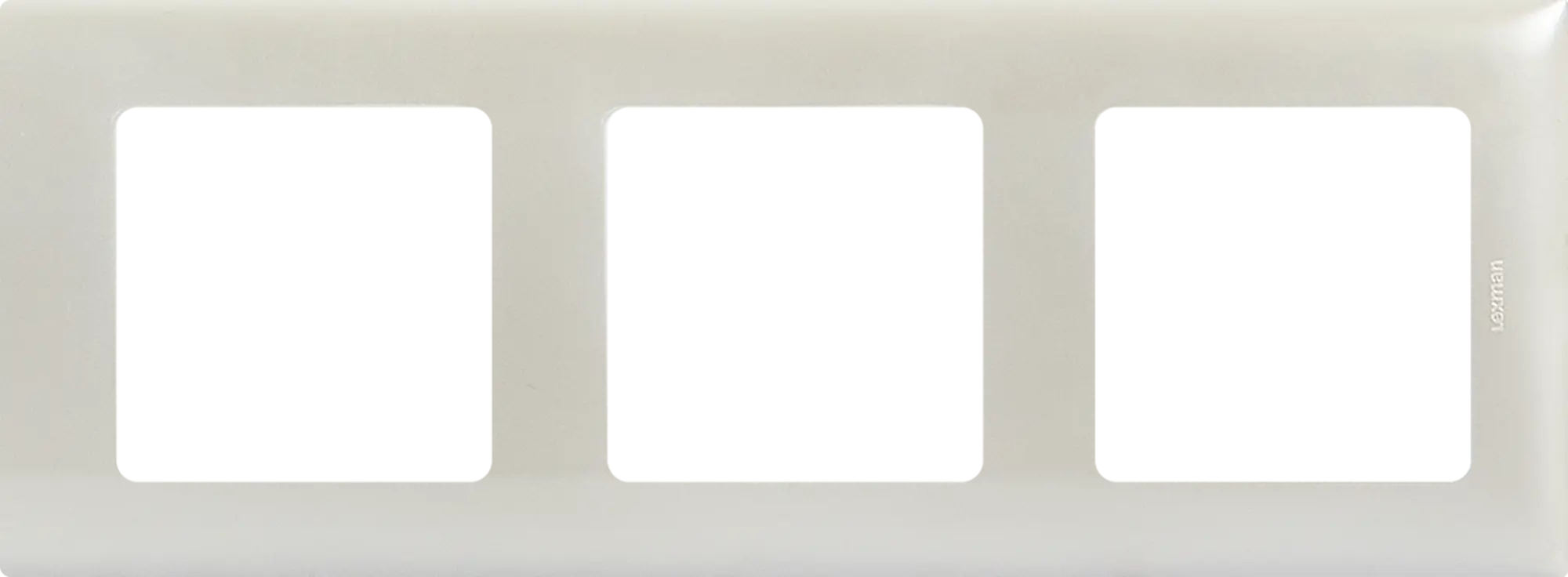 Рамка для розеток и выключателей Lexman Lilian Classic 3 поста цвет жемчужный рамка для розеток и выключателей lexman lilian classic 3 поста белый