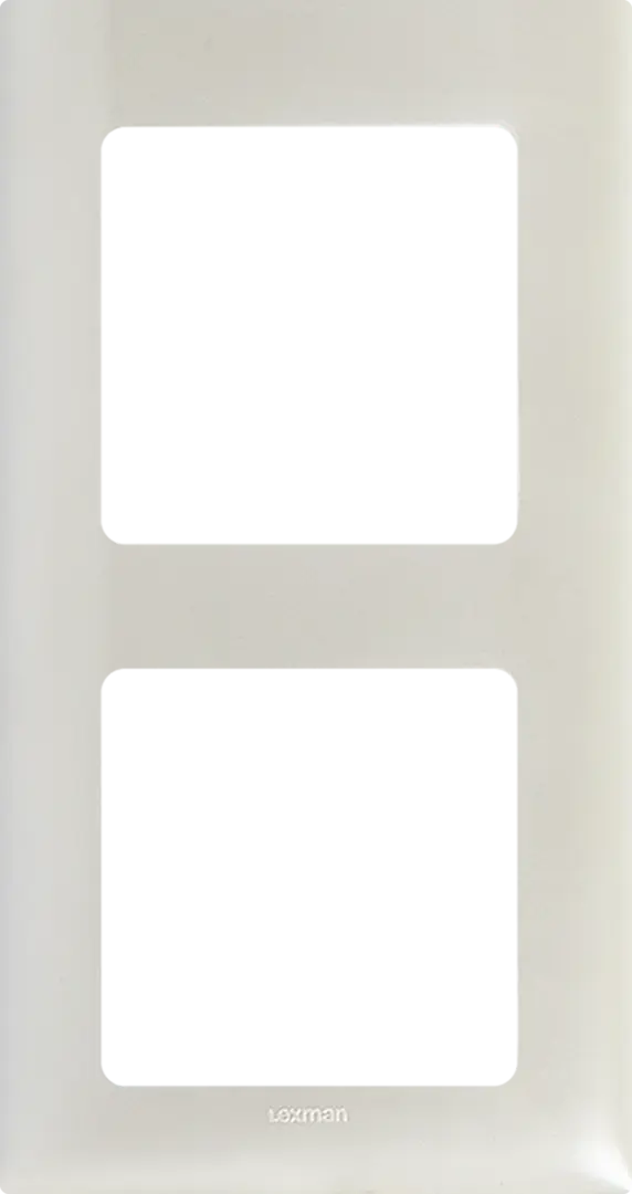 Рамка для розеток и выключателей Lexman Lilian Classic 2 поста цвет жемчужный рамка для розеток и выключателей lexman lilian classic 2 поста белый